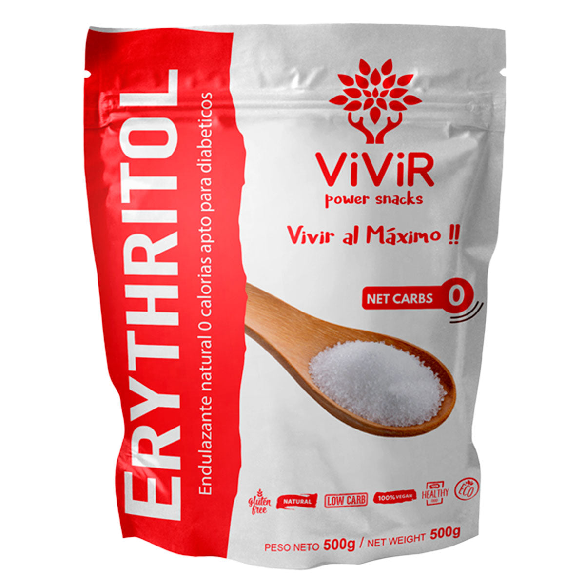 Eritritol Puro en polvo x 500g