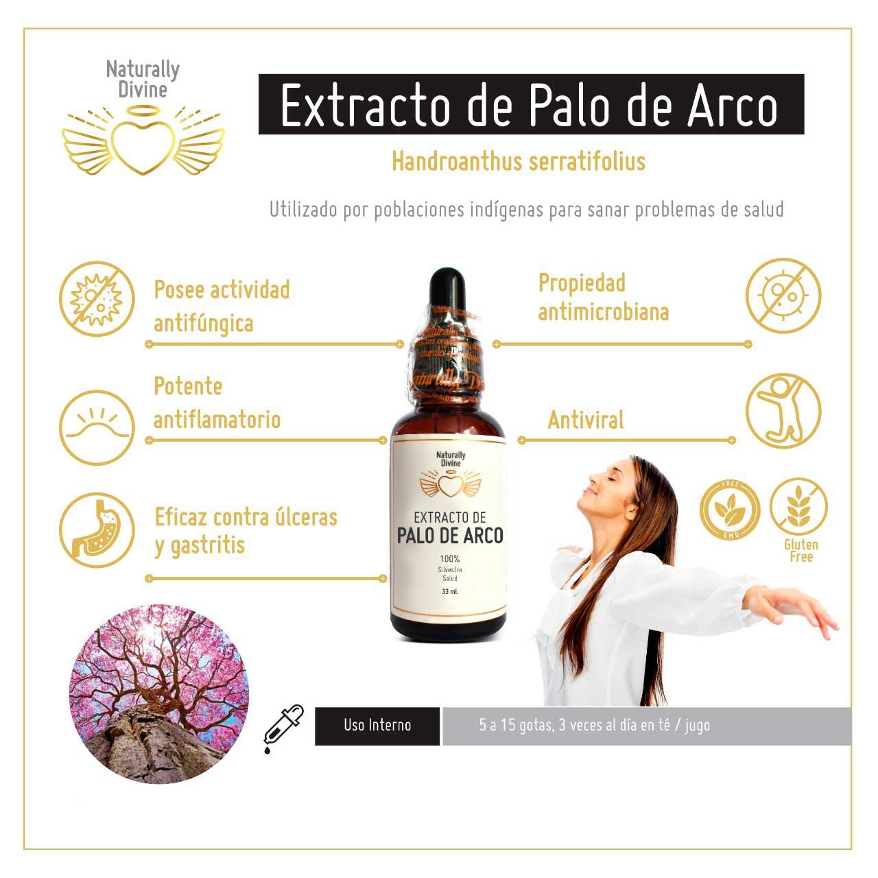 Extracto de Palo de Arco x 33ml - Tikafarma