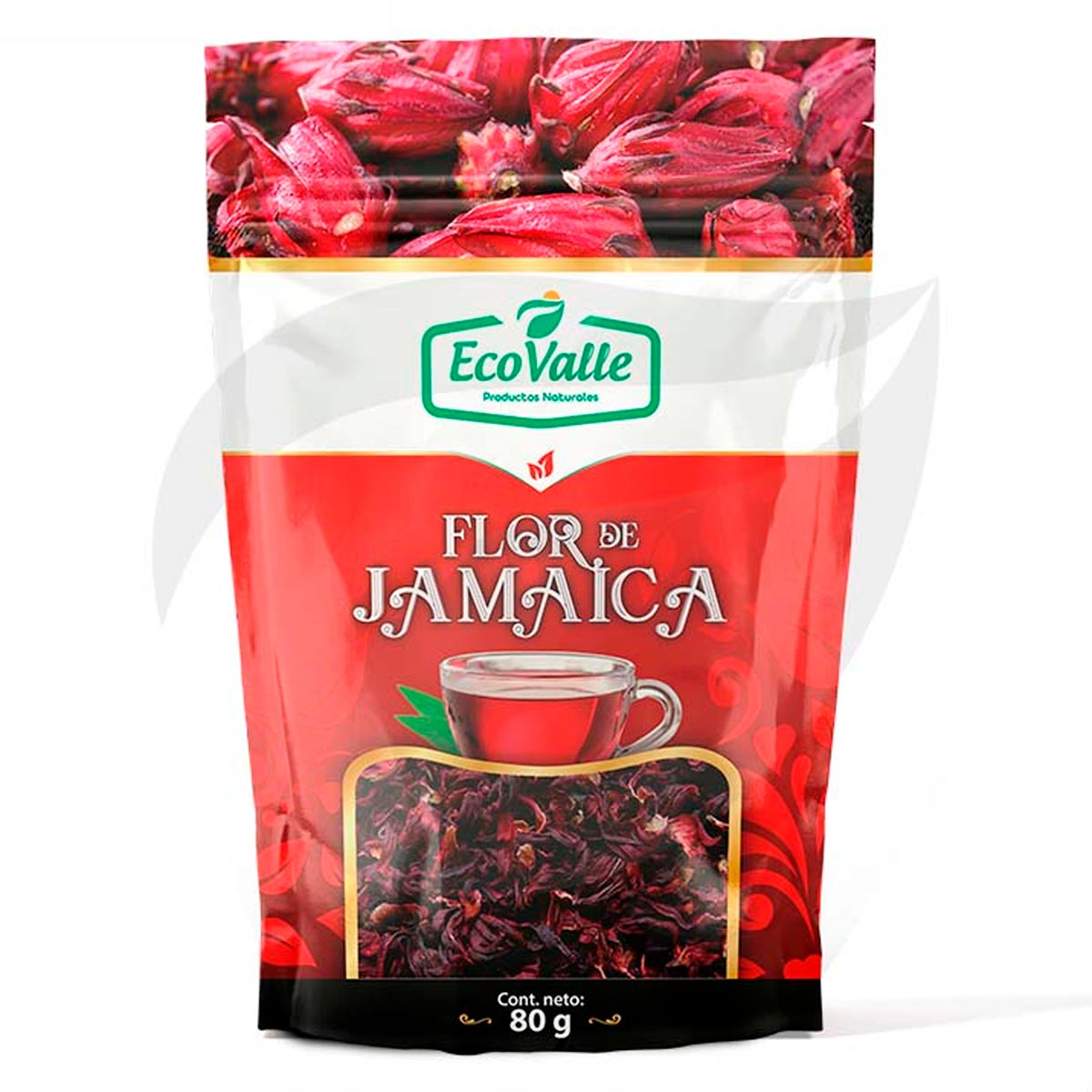 Flor de Jamaica (Hojas Deshidratadas) x 80g