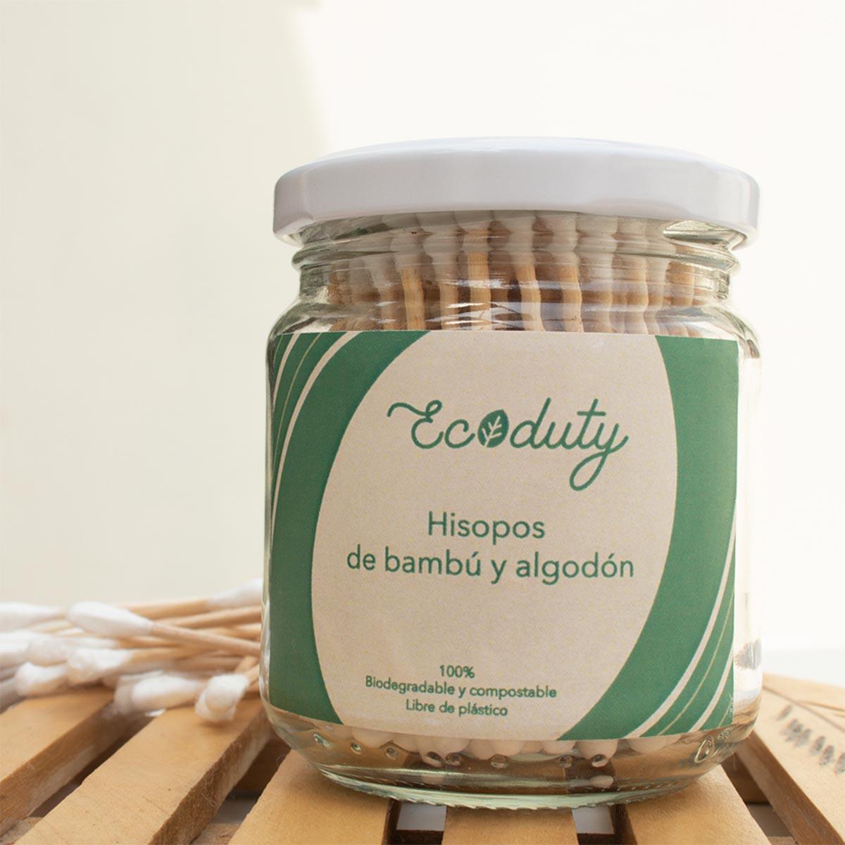Hisopos de Bambú y Algodón x 100u - Tikafarma