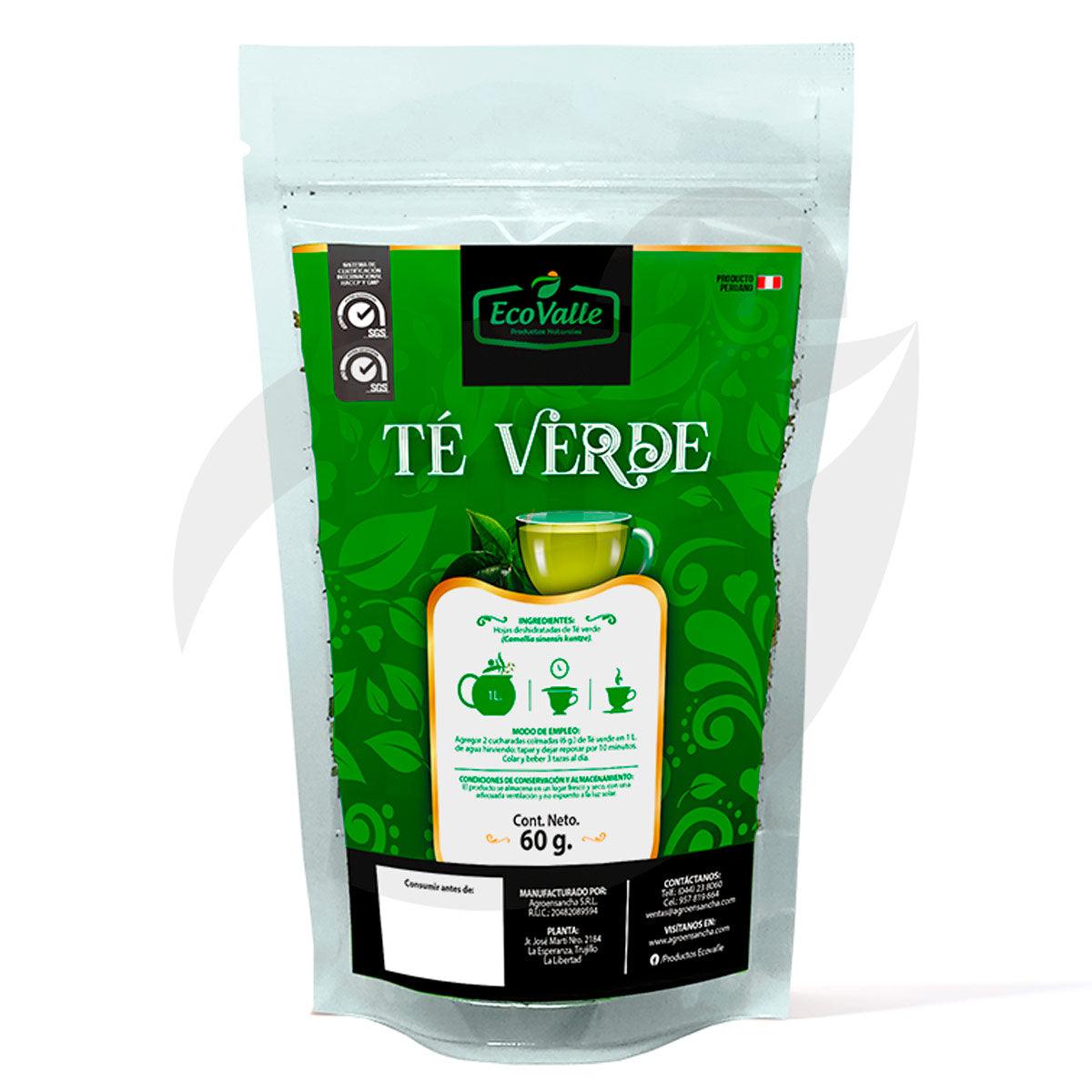 Hojas de Té Verde x 60g - Tikafarma