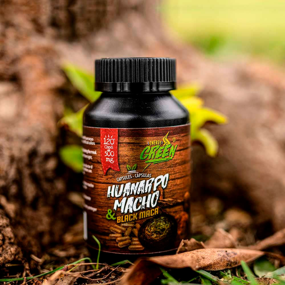 Huanarpo Macho y Maca Negra en cápsulas (120 x 500mg)