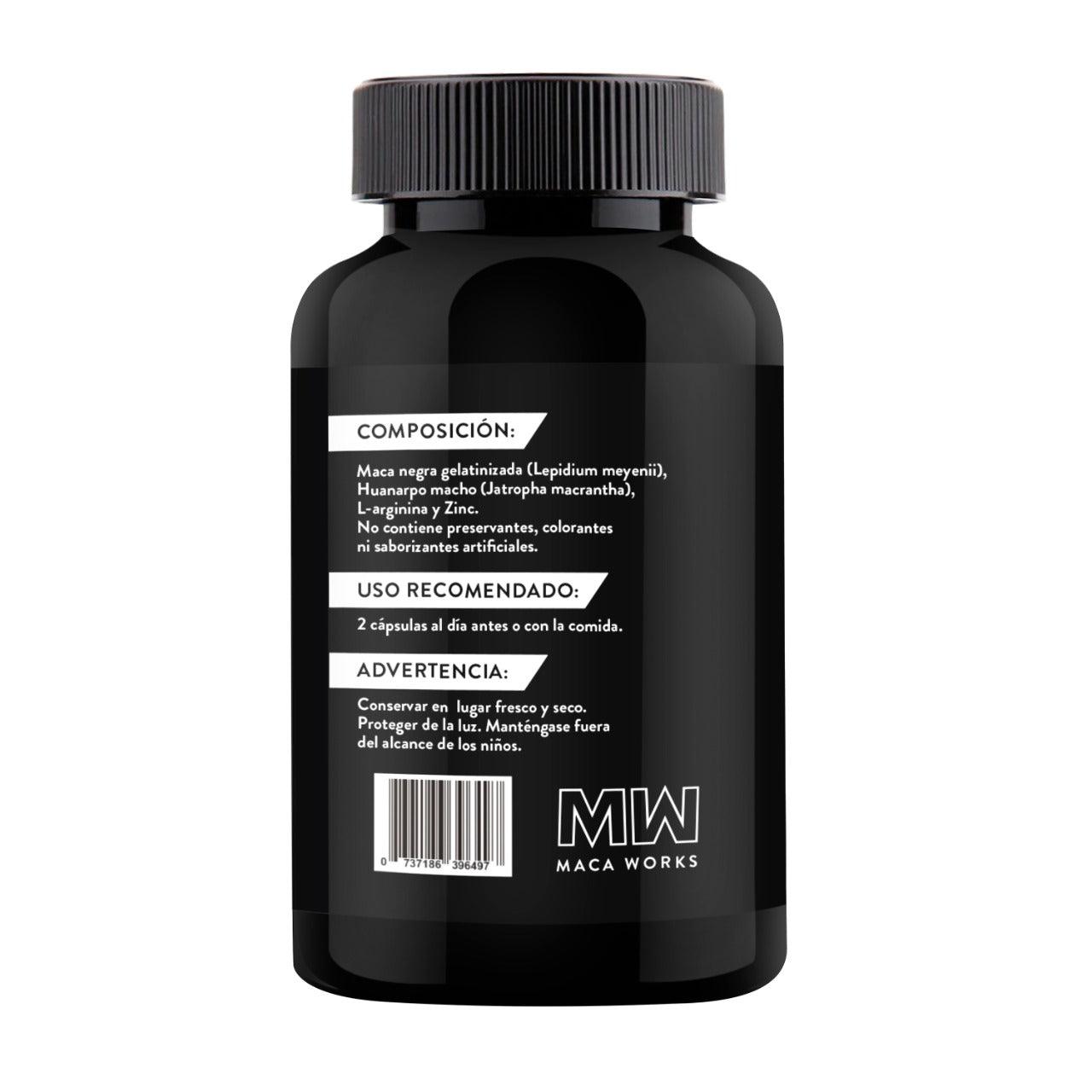 Huanarpo Macho y Maca Negra en cápsulas (60 x 1000mg) - Tikafarma