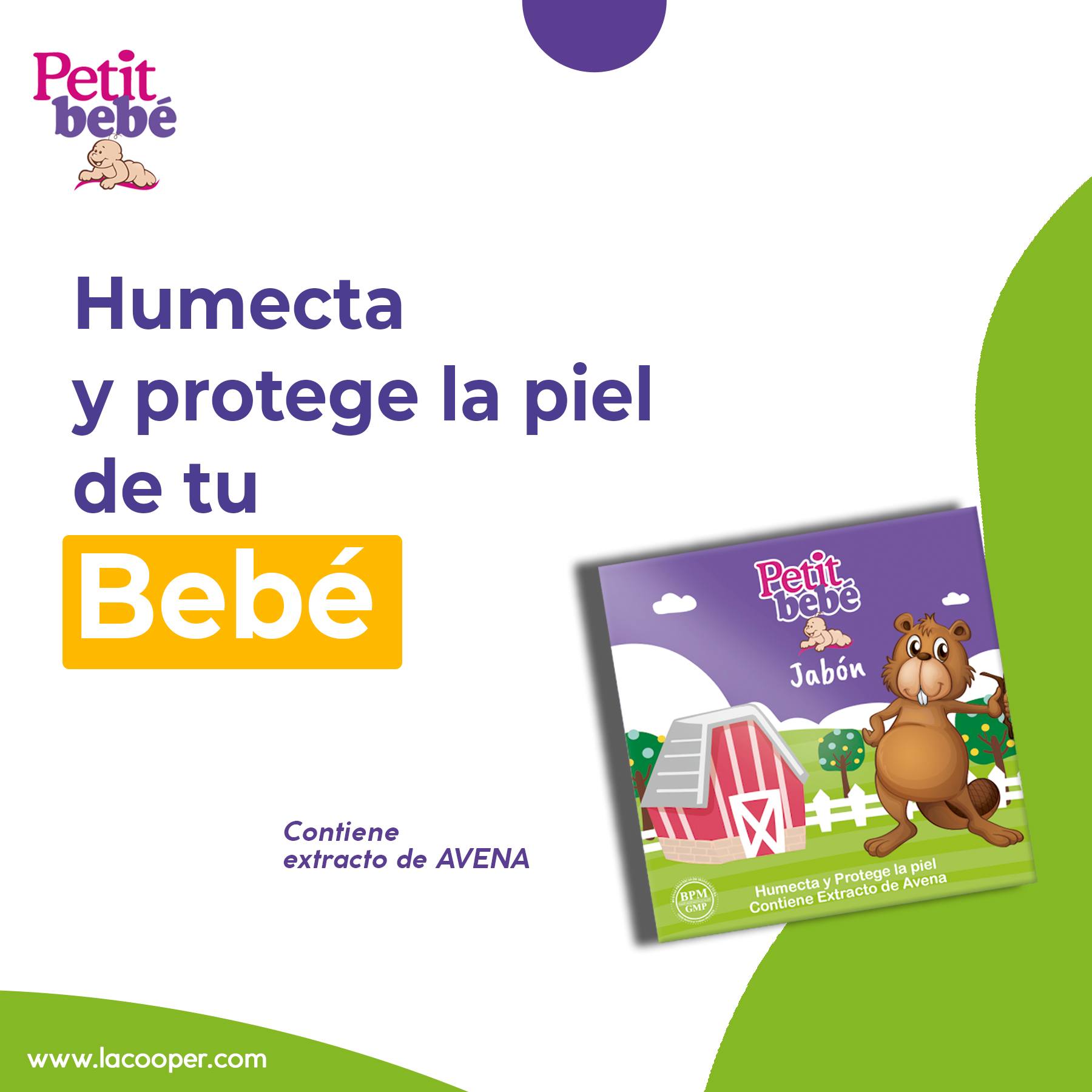 Jabón Petit Bebé x 80g