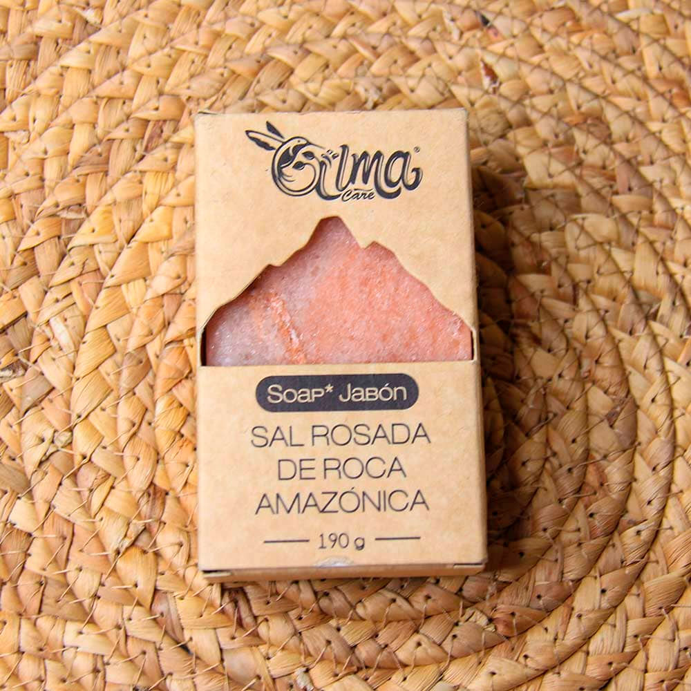 Jabón Exfoliante de Sal de Roca Amazónica x 190g