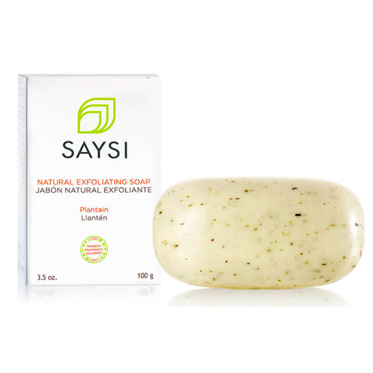 Jabón Natural Exfoliante (Llantén) x 100g