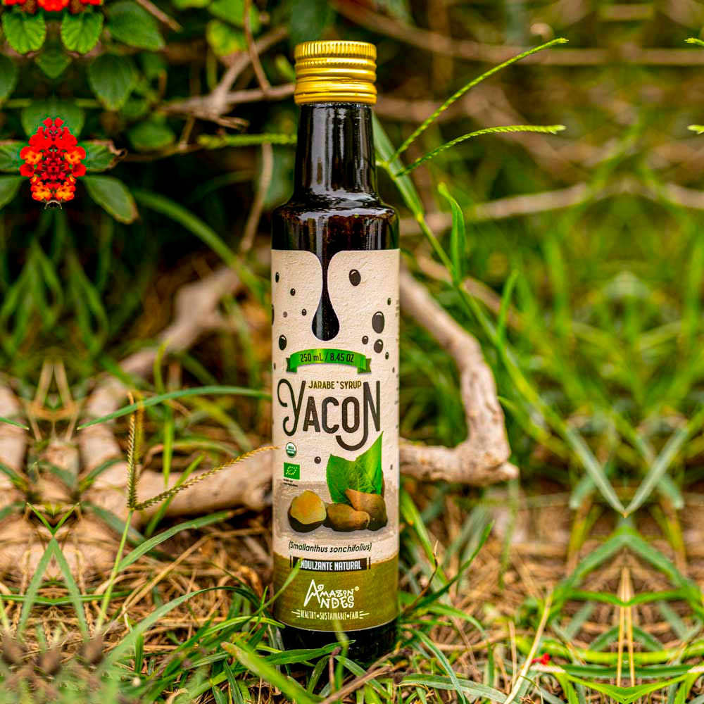 Jarabe de Yacón Orgánico x 250ml | Prebiótico Natural y Edulcorante Saludable