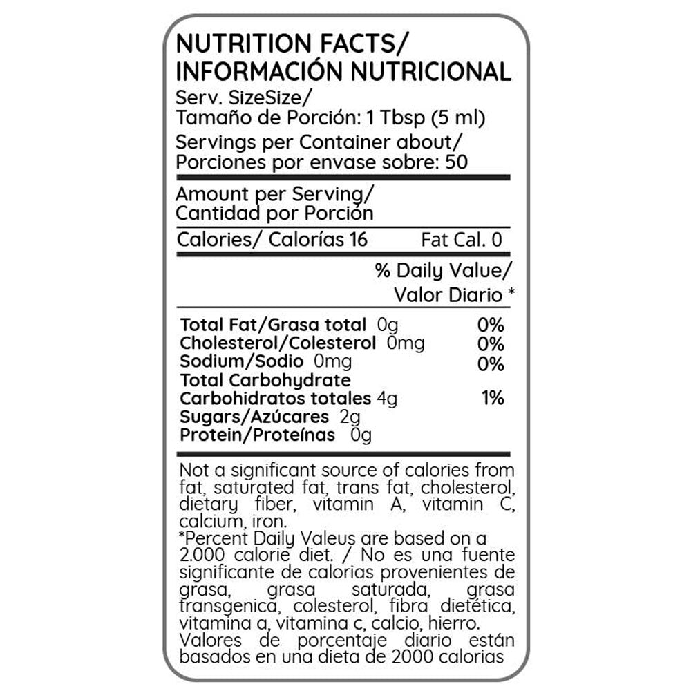 Jarabe de Yacón Orgánico x 250ml | Prebiótico Natural y Edulcorante Saludable