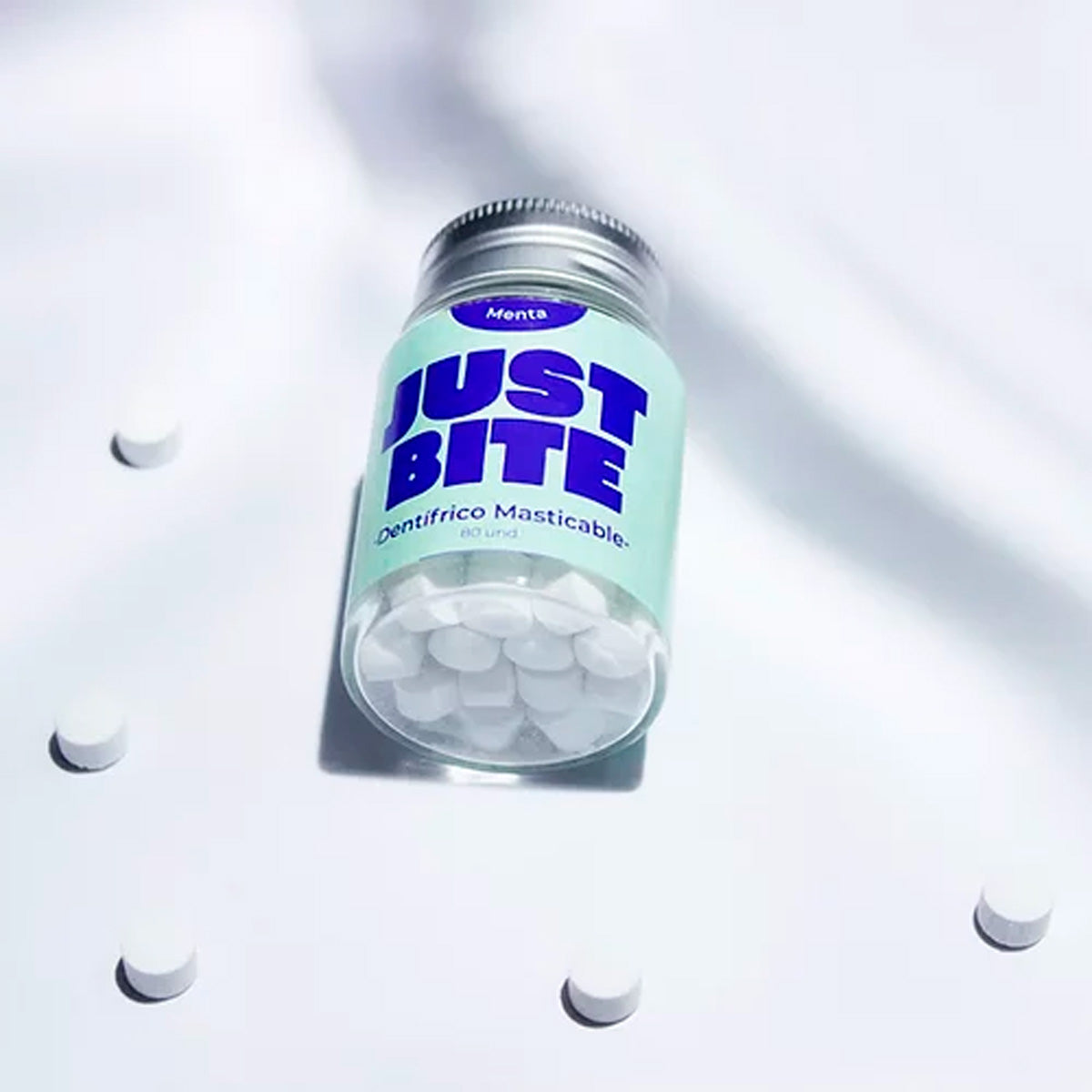 Pasta Dental Natural Sin Flúor en Pastillas - Sabor Menta