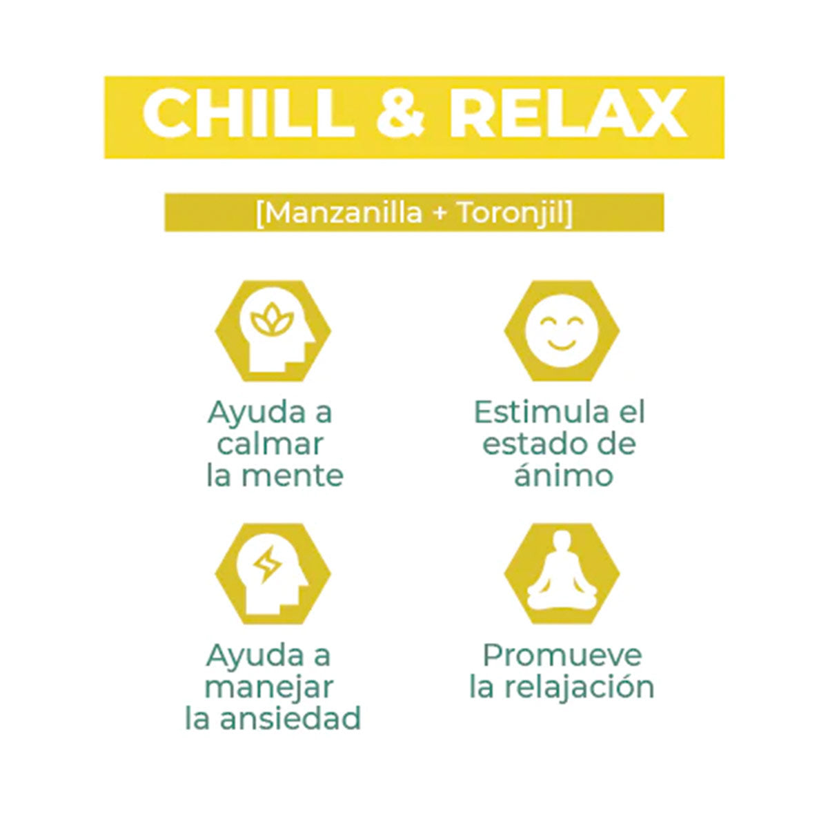 Chill and Relax – Extracto Sublingual Relajante con Manzanilla y Toronjil x 30ml