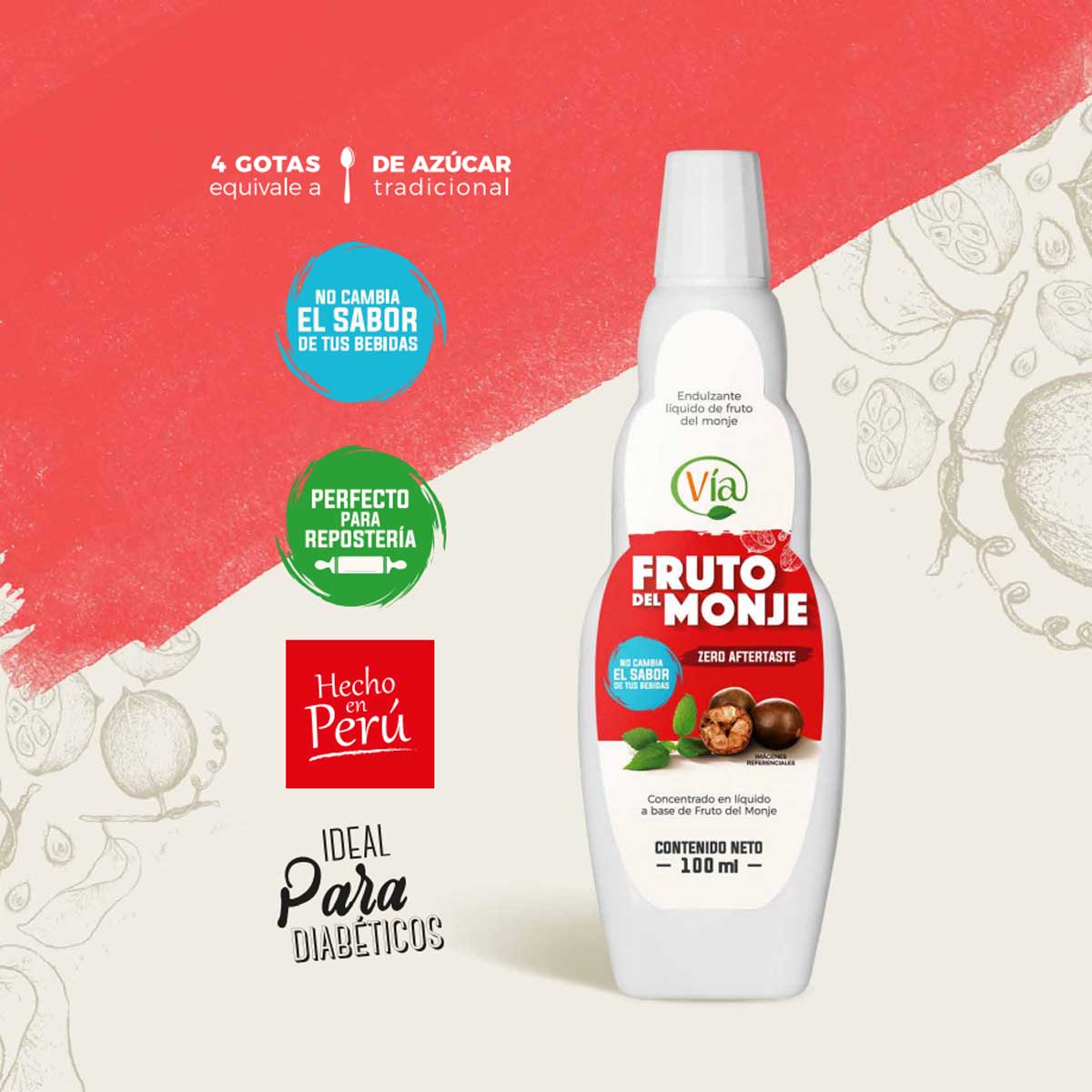 Fruto del Monje líquido x 100ml