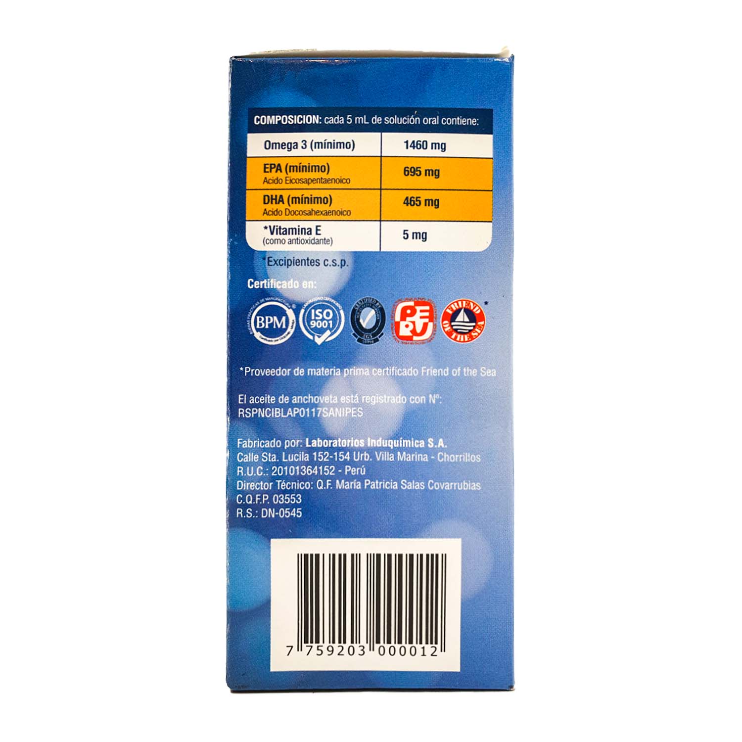 Omega 3 Ultra (EPA + DHA) - Solución Oral x 120ml