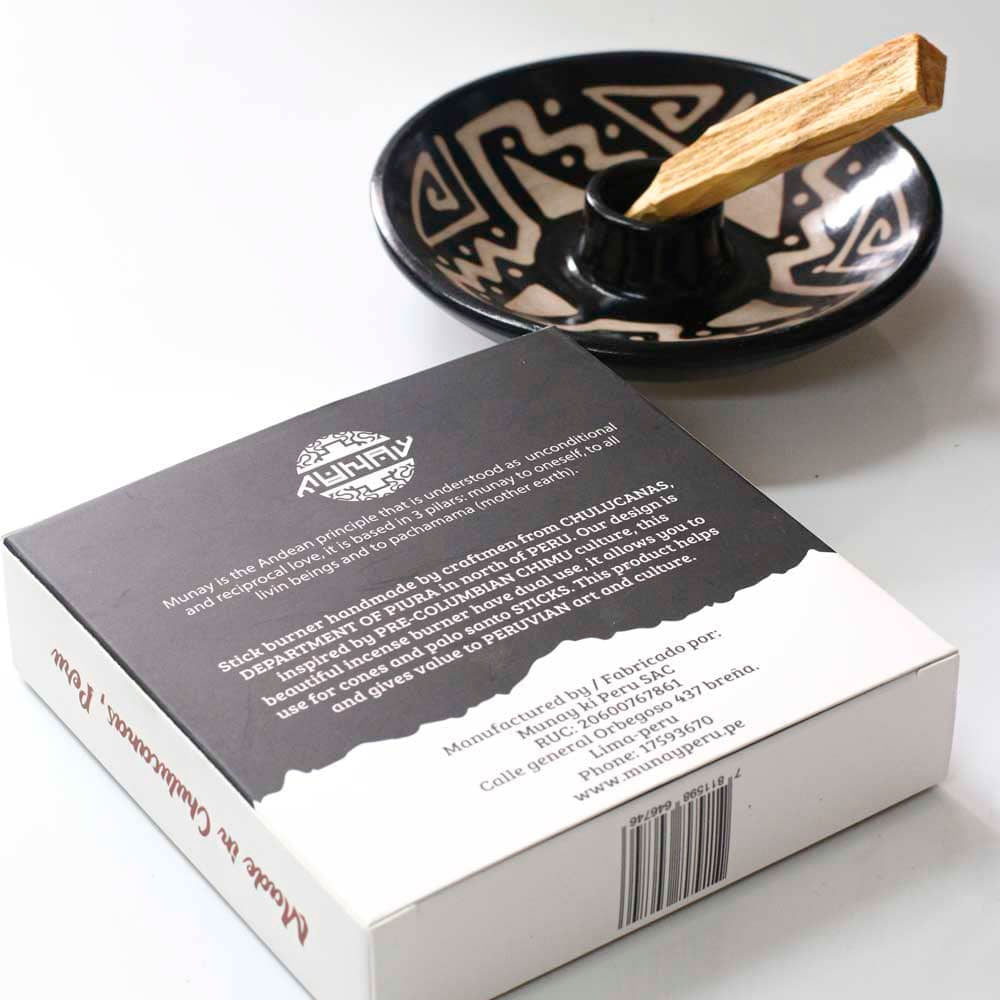 Quemador de Conos e Incienso Palo Santo