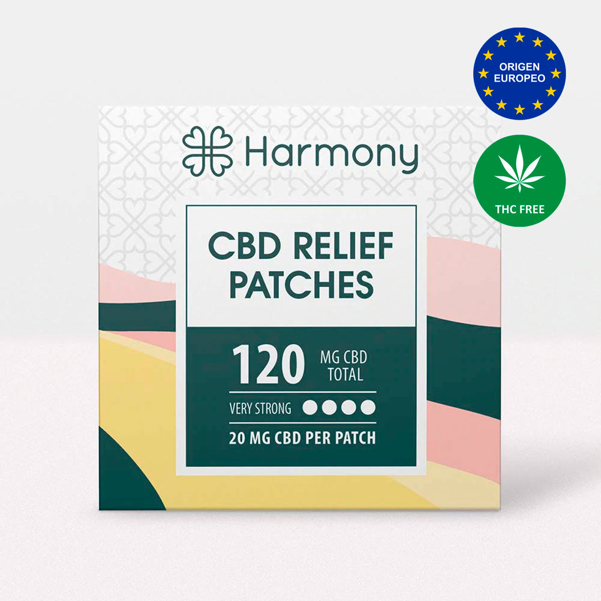 Parches para Dolores Musculares 120mg CBD x 6u