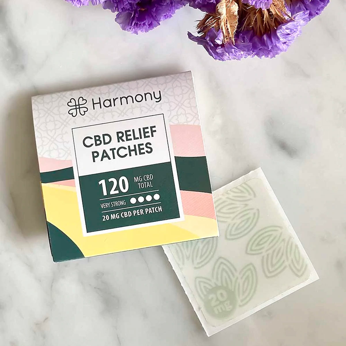 Parches para Dolores Musculares 120mg CBD x 6u