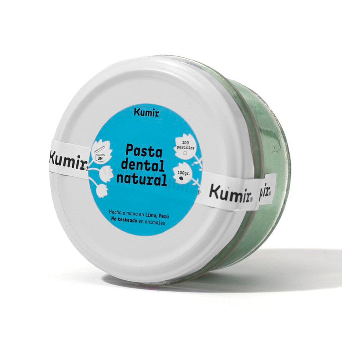 Pasta Dental Natural Sin Flúor - Sólida