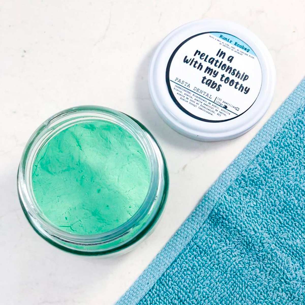 Pasta Dental Natural Sin Flúor - Sólida