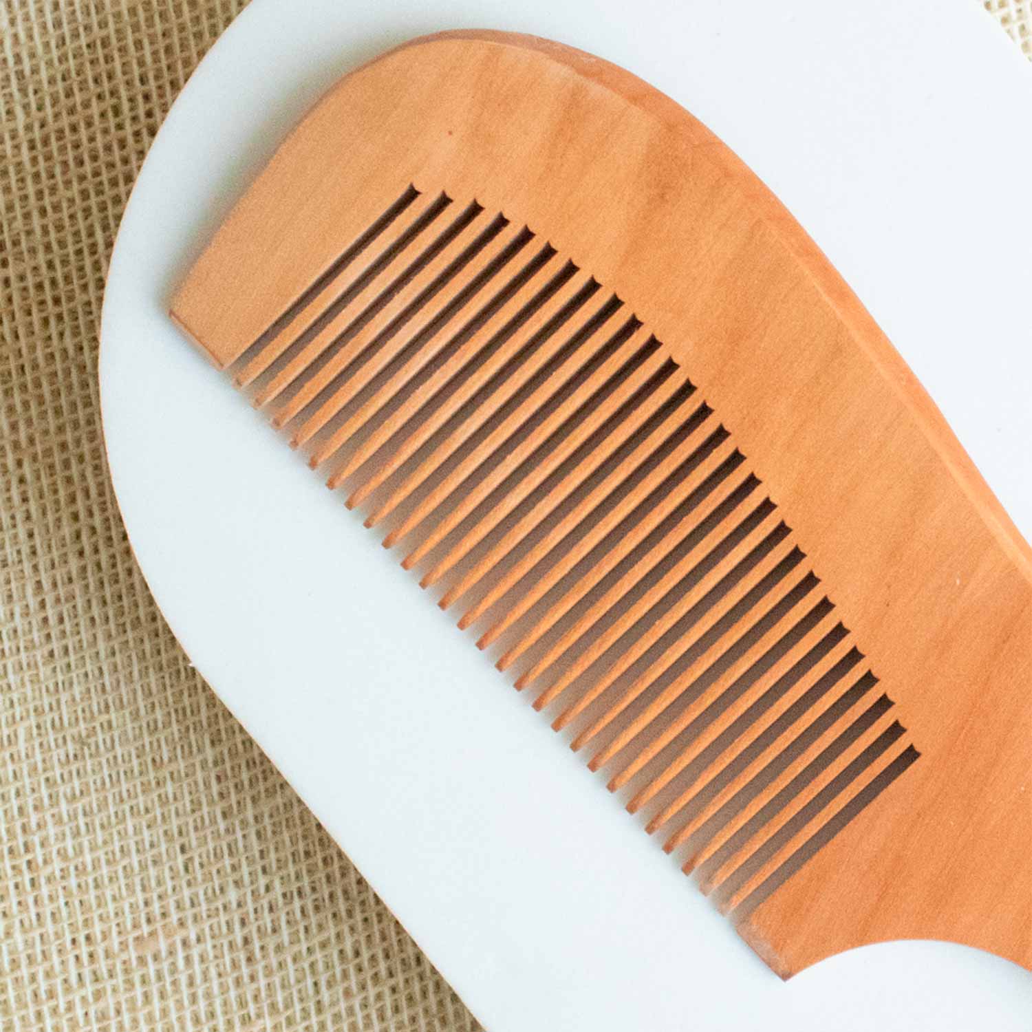 Peine de Madera - Con Mango