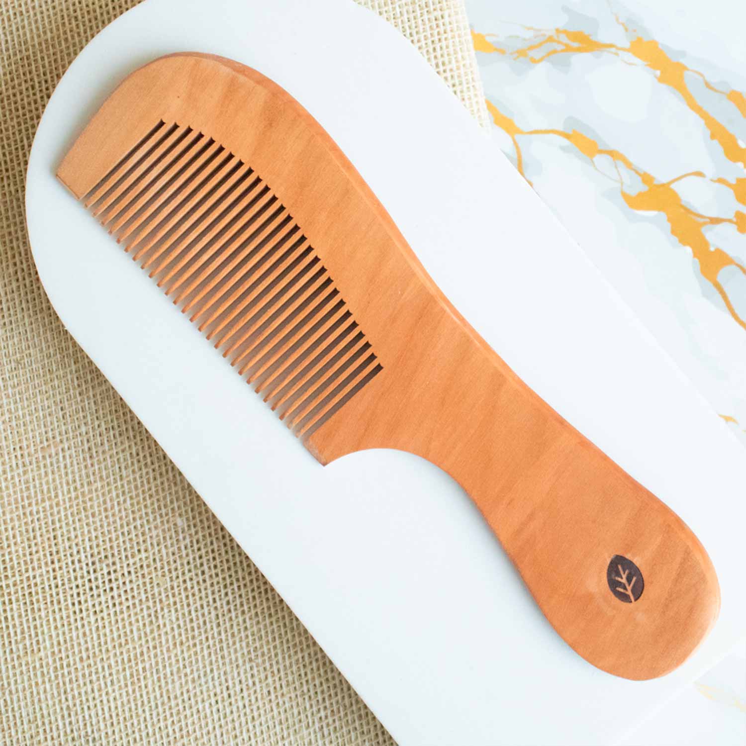 Peine de Madera - Con Mango