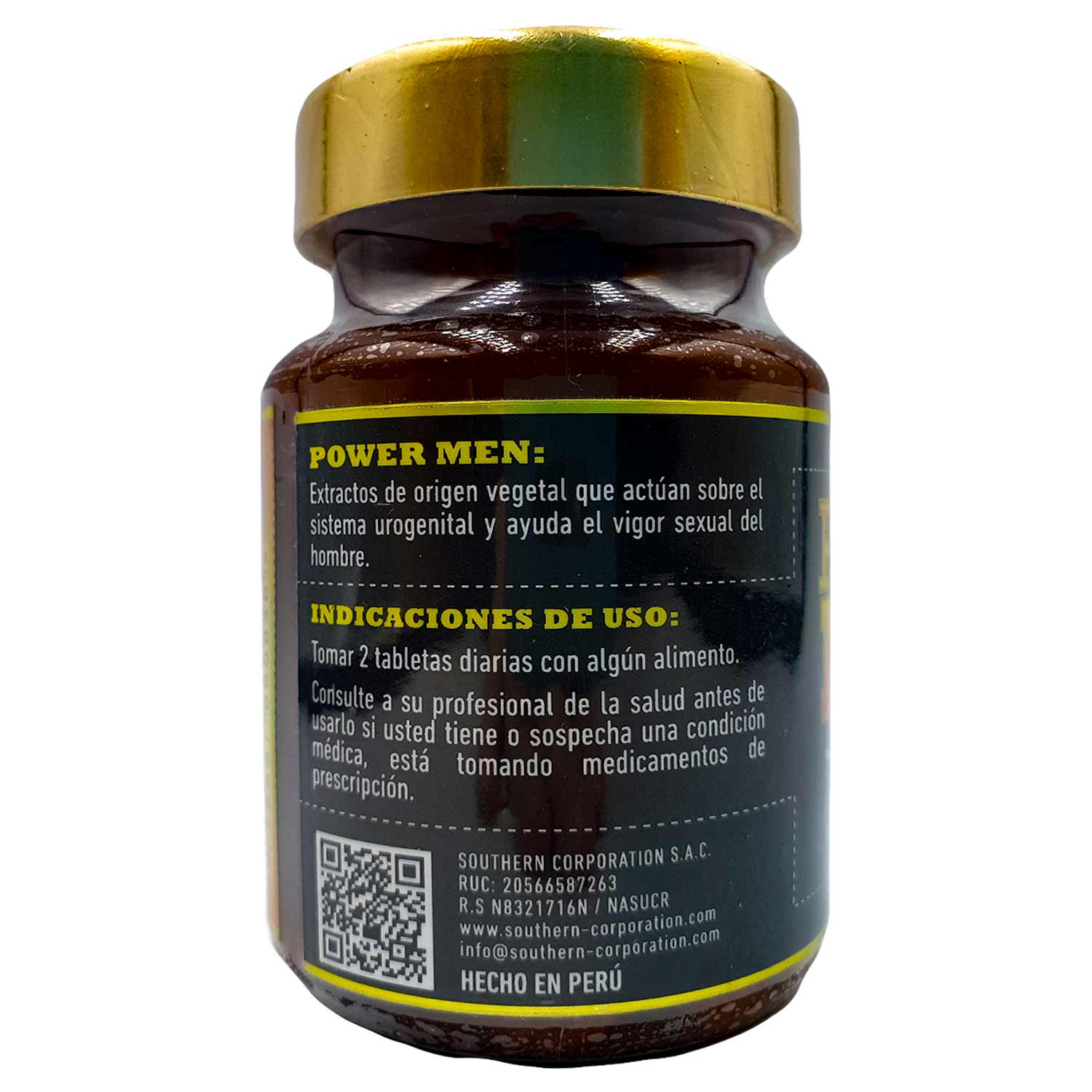 Power Men Afrodisíaco en cápsulas (60 x 500mg)