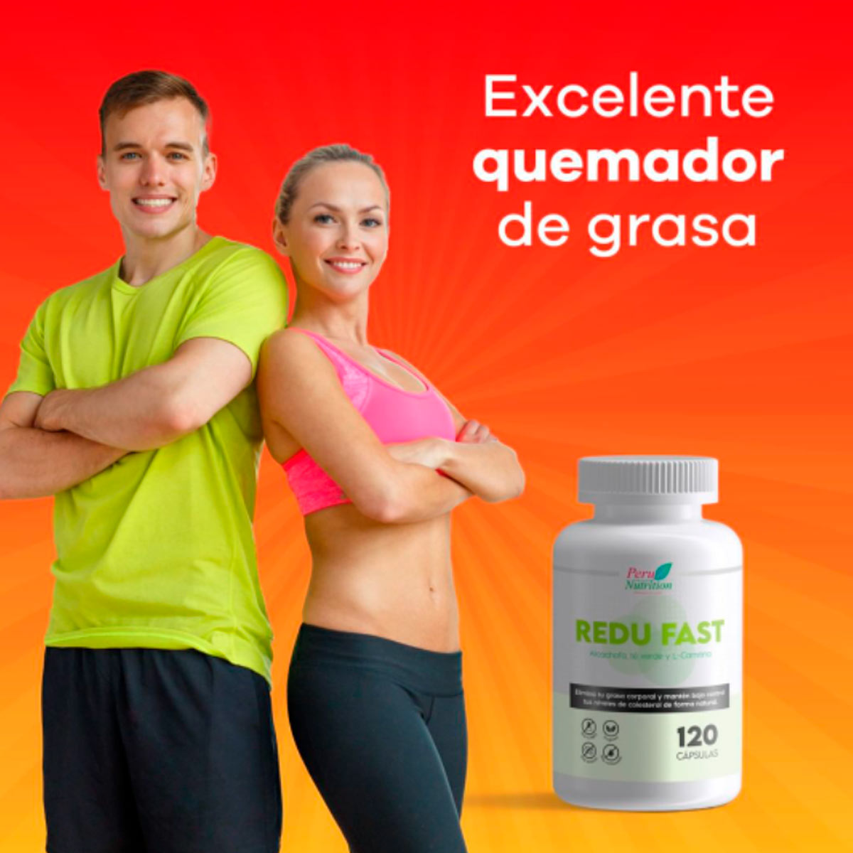 Redu Fast (Quemador de Grasa) en cápsulas (120 x 500mg)