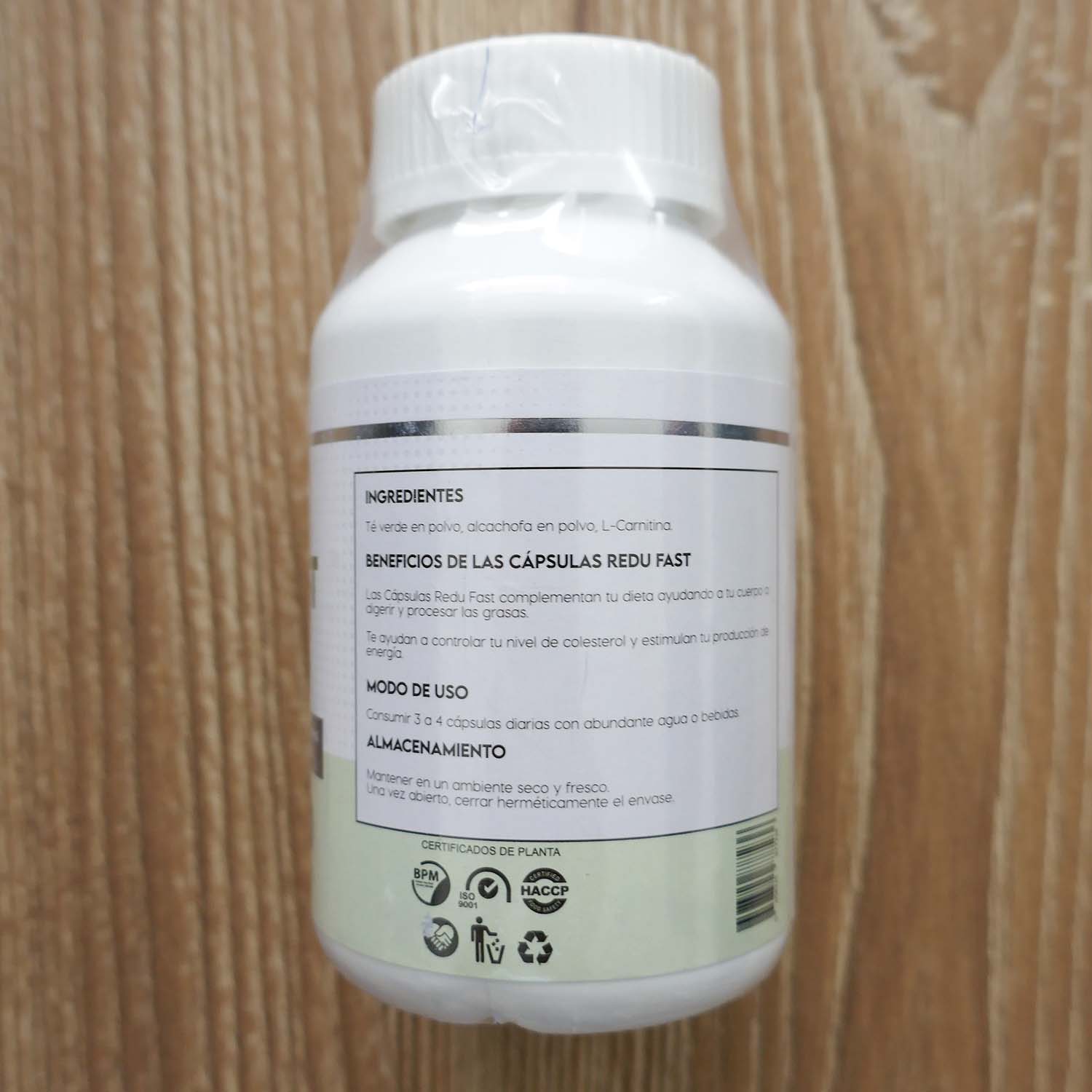 Redu Fast (Quemador de Grasa) en cápsulas (120 x 500mg)