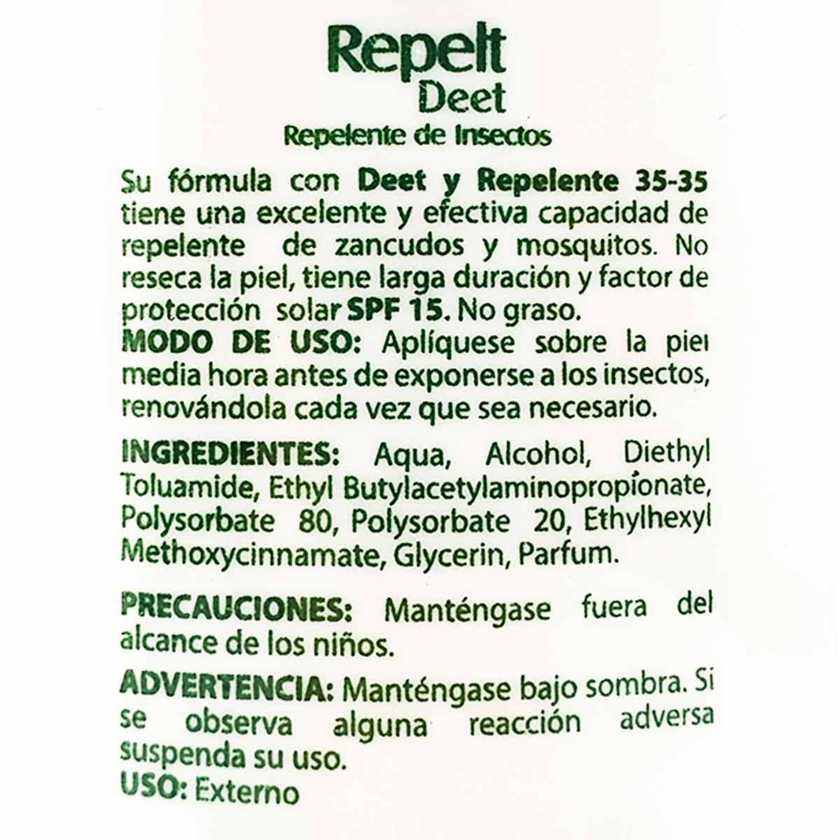 Repelente de Insectos Repelt Deet 6% en spray x 90ml