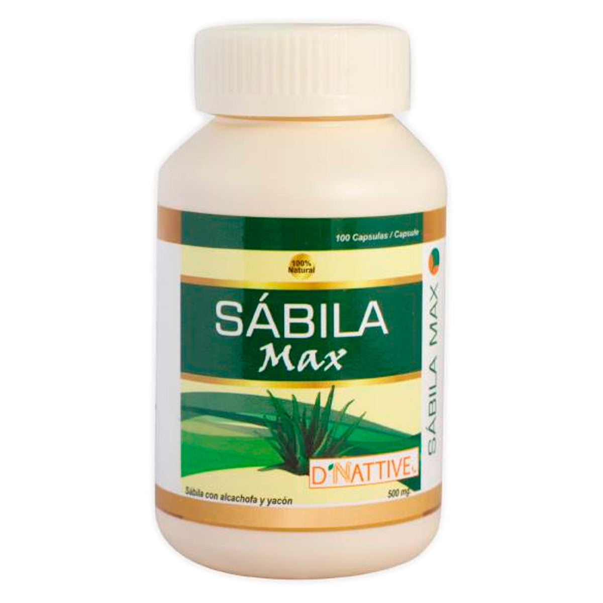 Sábila Max en cápsulas (100 x 500mg)