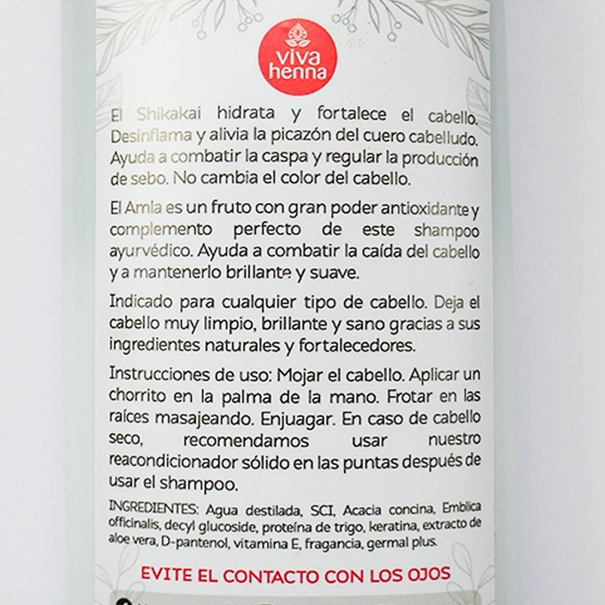 Shampoo de Shikakai y Amla x 250ml