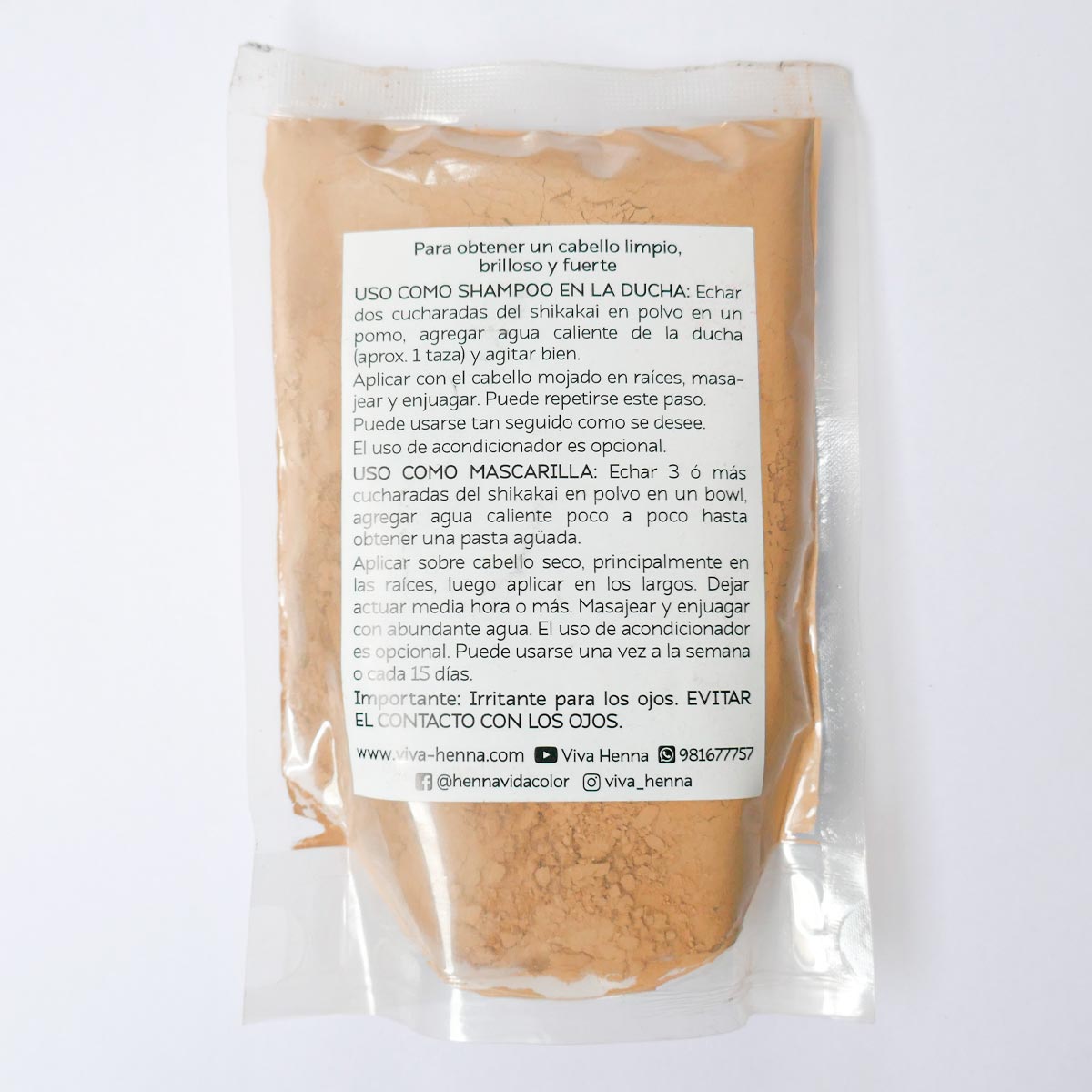 Shikakai en polvo x 100g