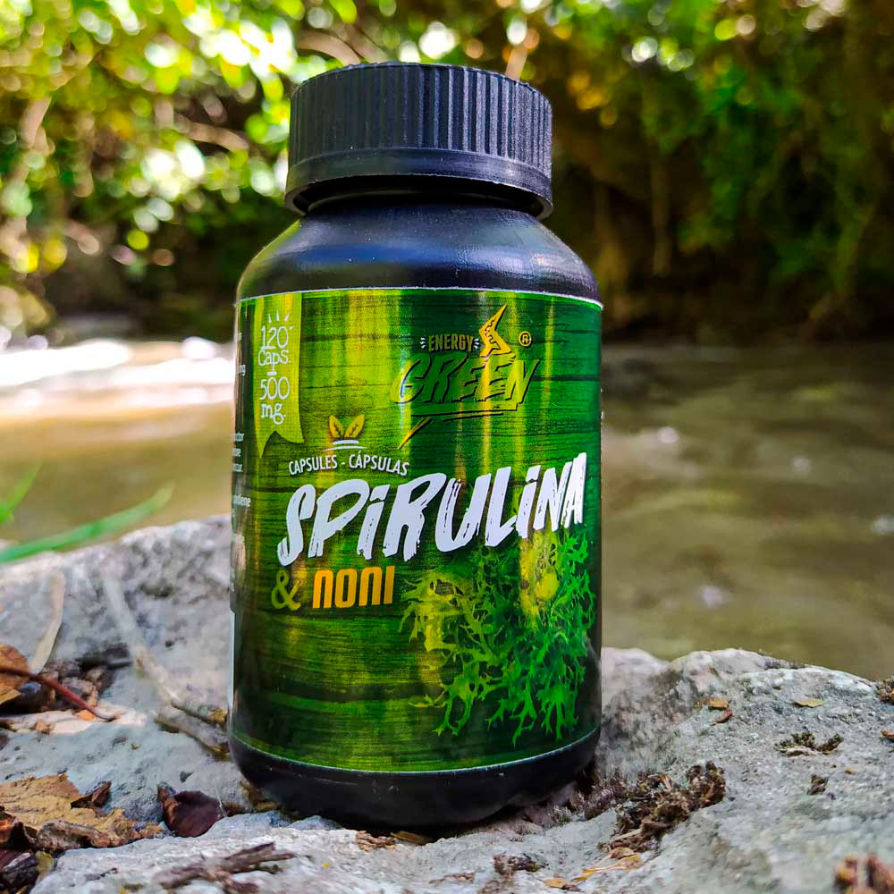 Espirulina & Noni en cápsulas (120 x 500mg)