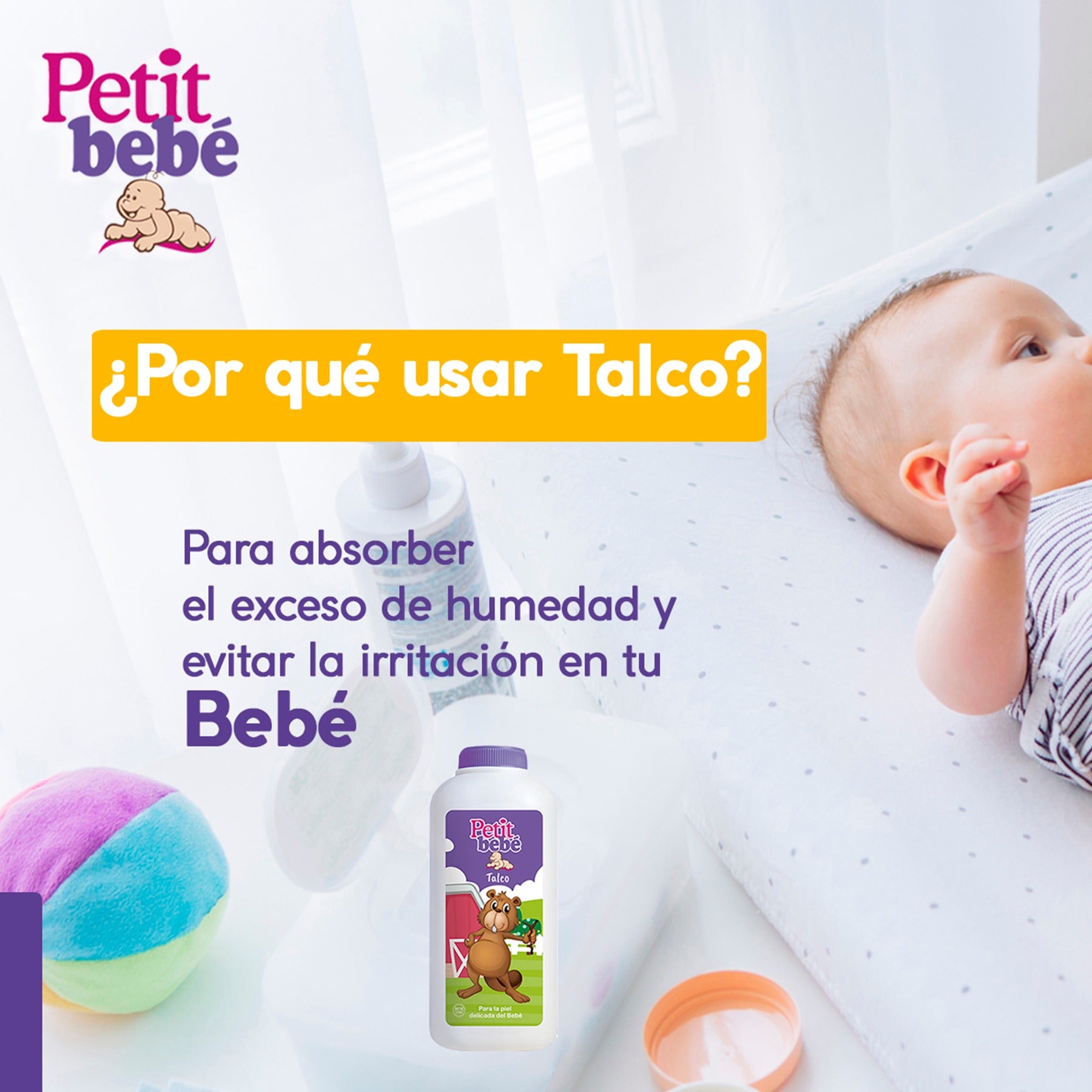 Talco Petit Bebé x 180g