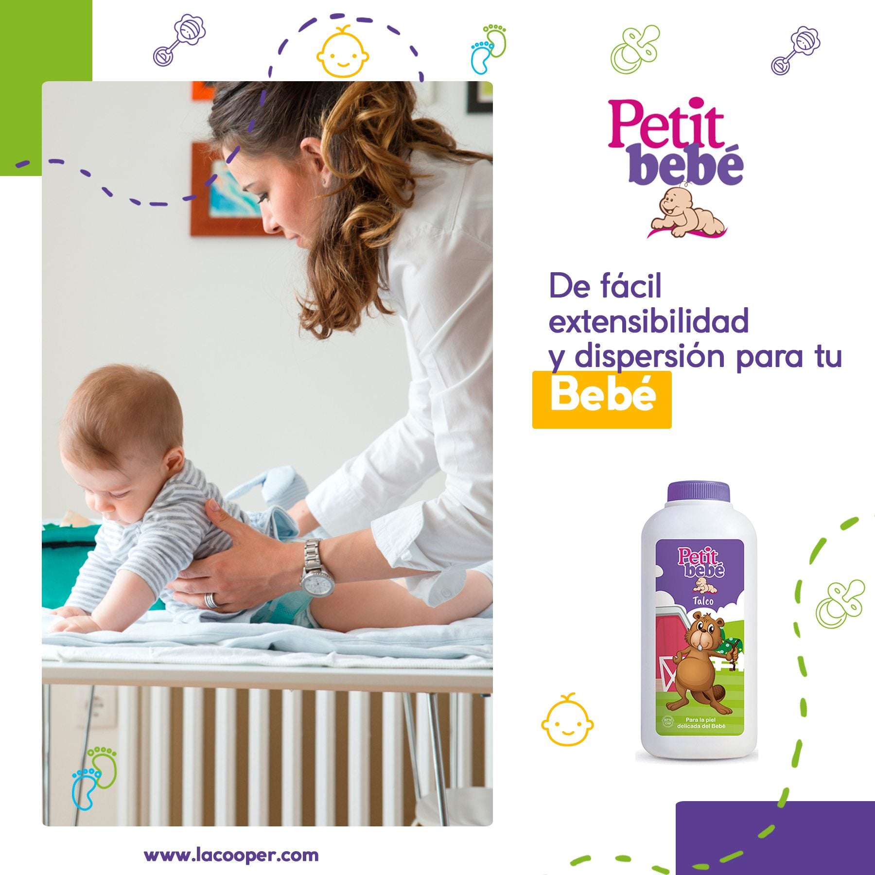 Talco Petit Bebé x 180g