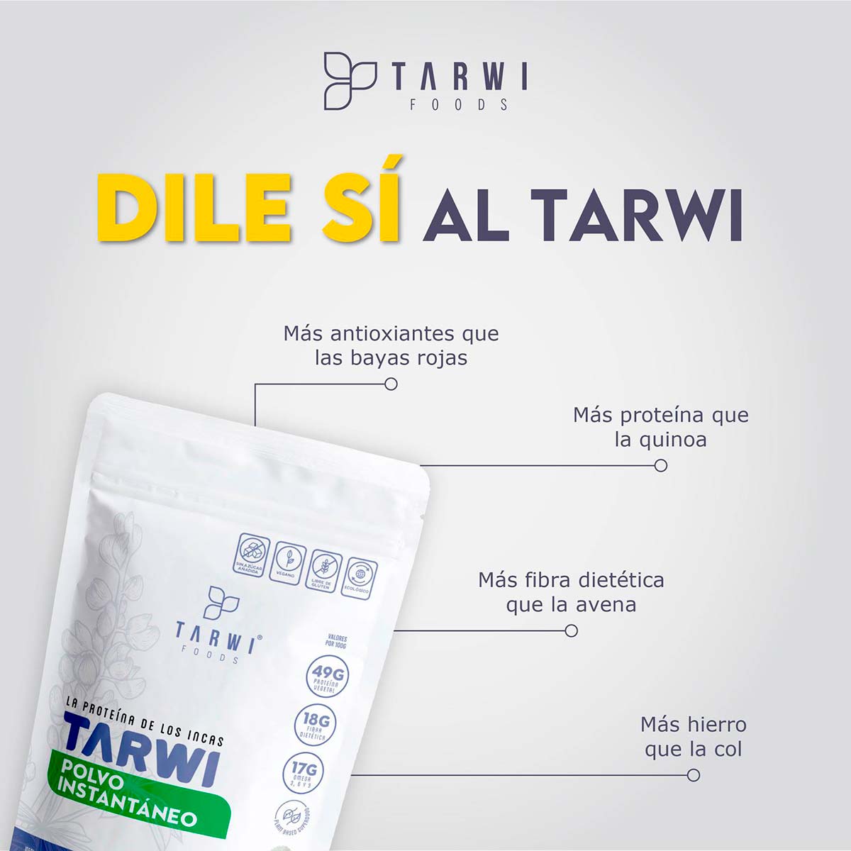 Tarwi Orgánico – Proteína Vegetal Andina x 250g