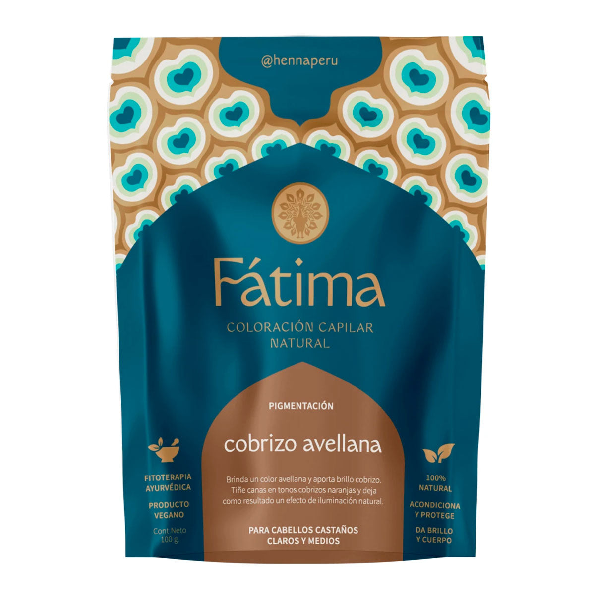 Tinte Natural para Cabello - Cobrizo Avellana