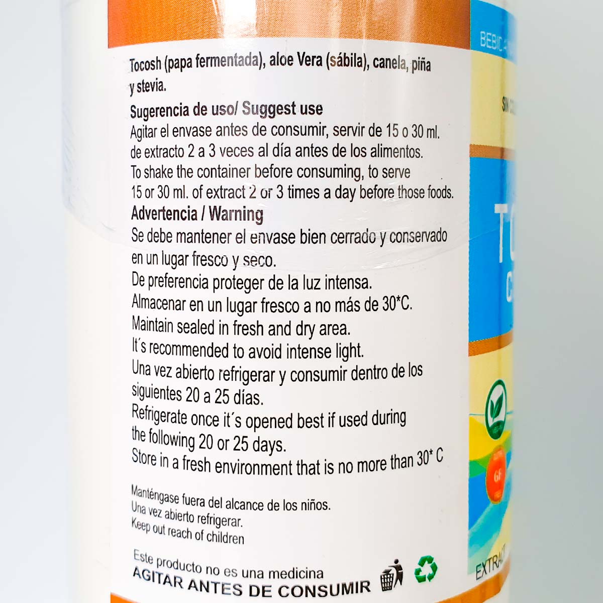 Extracto de Tocosh con Aloe Vera x 600ml