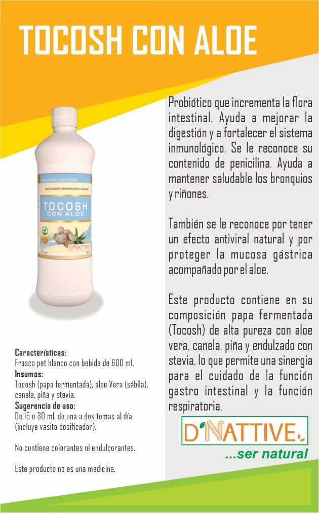 Extracto de Tocosh con Aloe Vera x 600ml