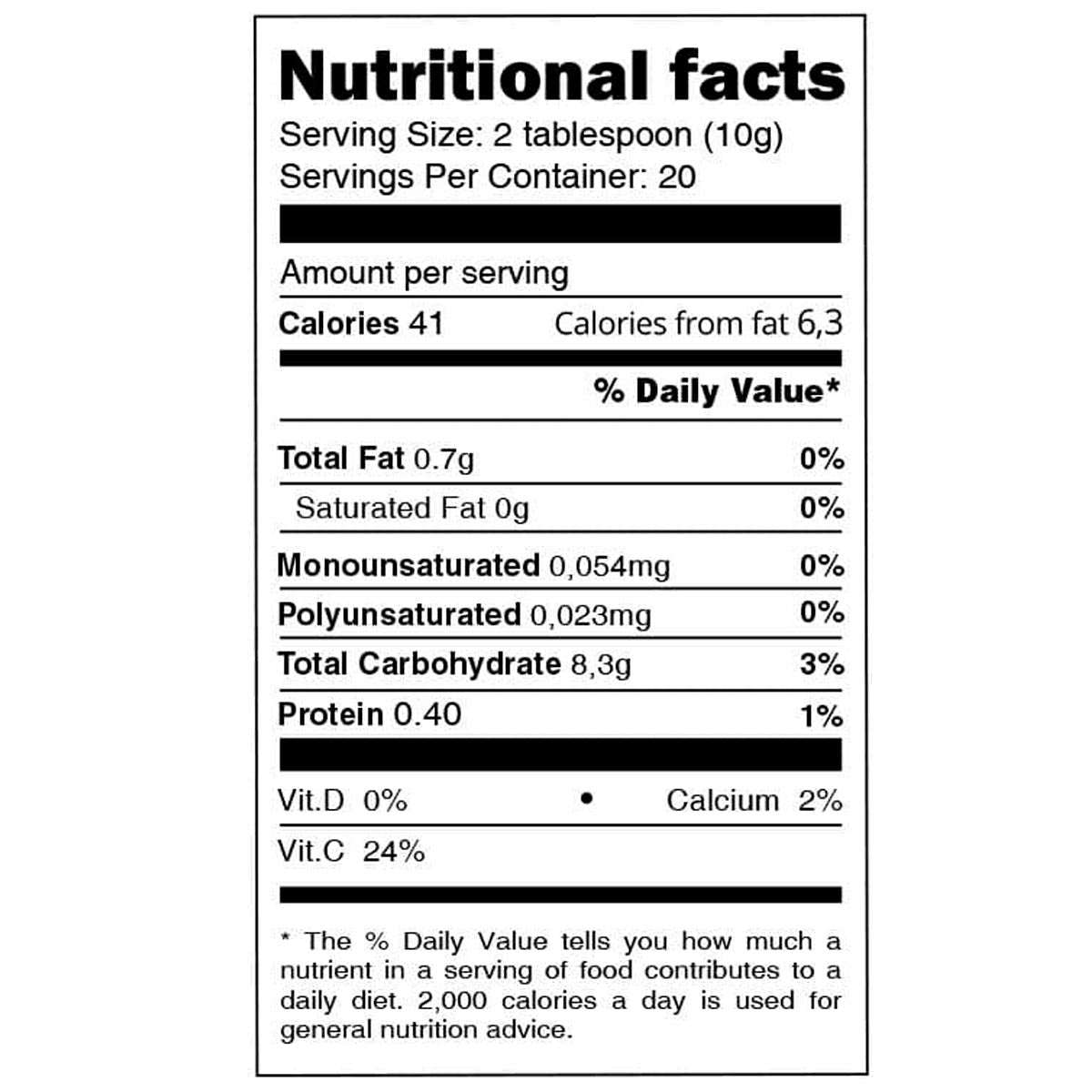 Tocosh en polvo x 200g