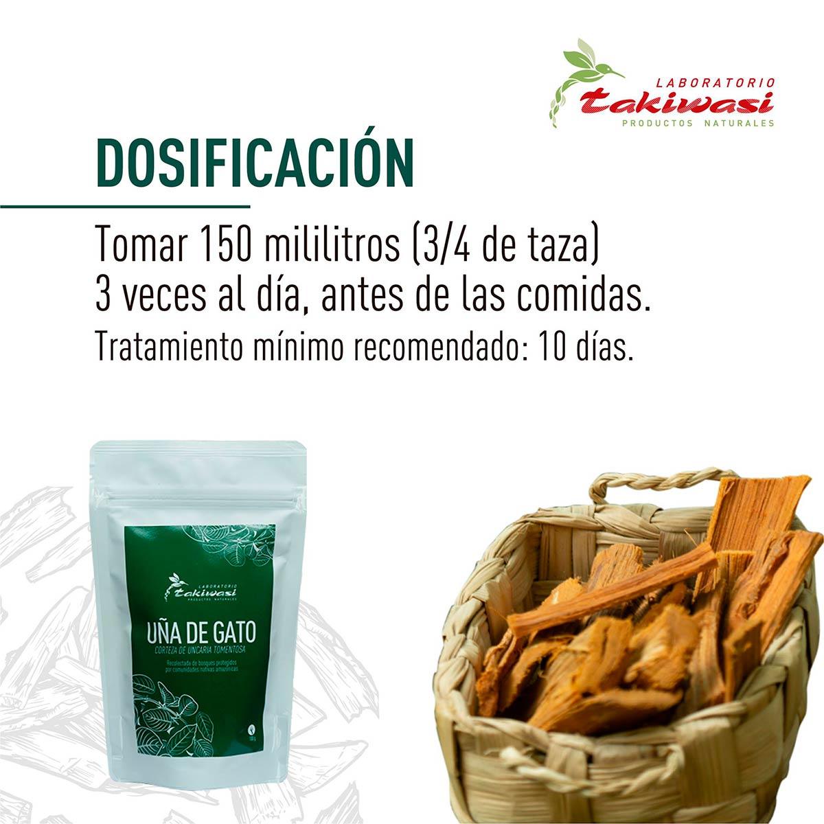 Corteza de Uña de Gato en trozos x 100g - Tikafarma