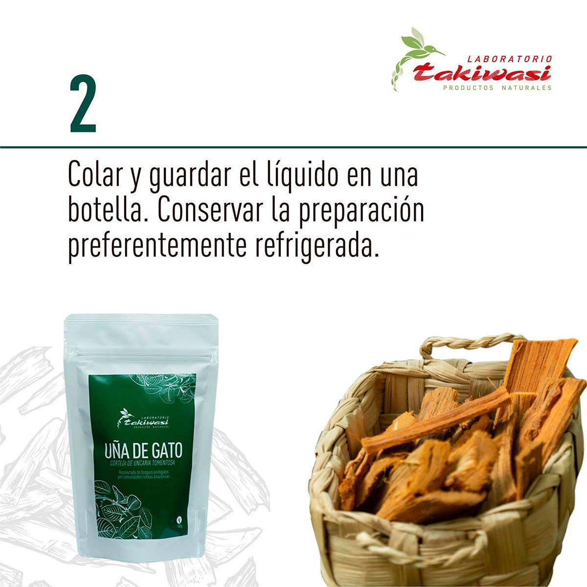 Corteza de Uña de Gato en trozos x 100g - Tikafarma