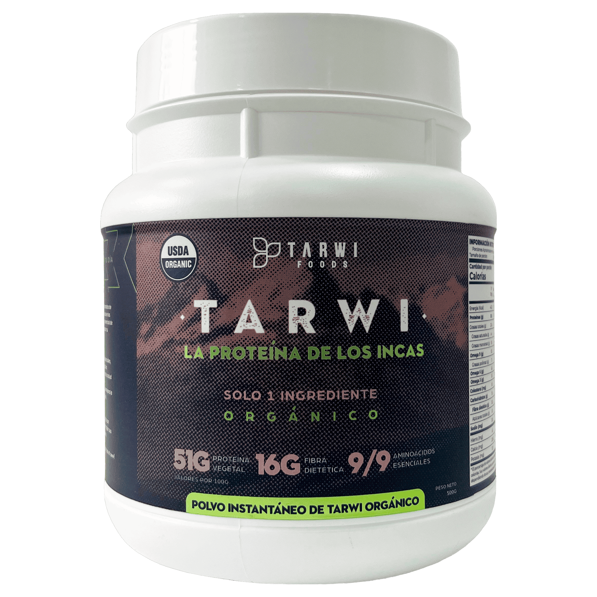 Tarwi en Polvo Instantáneo Orgánico x 500g