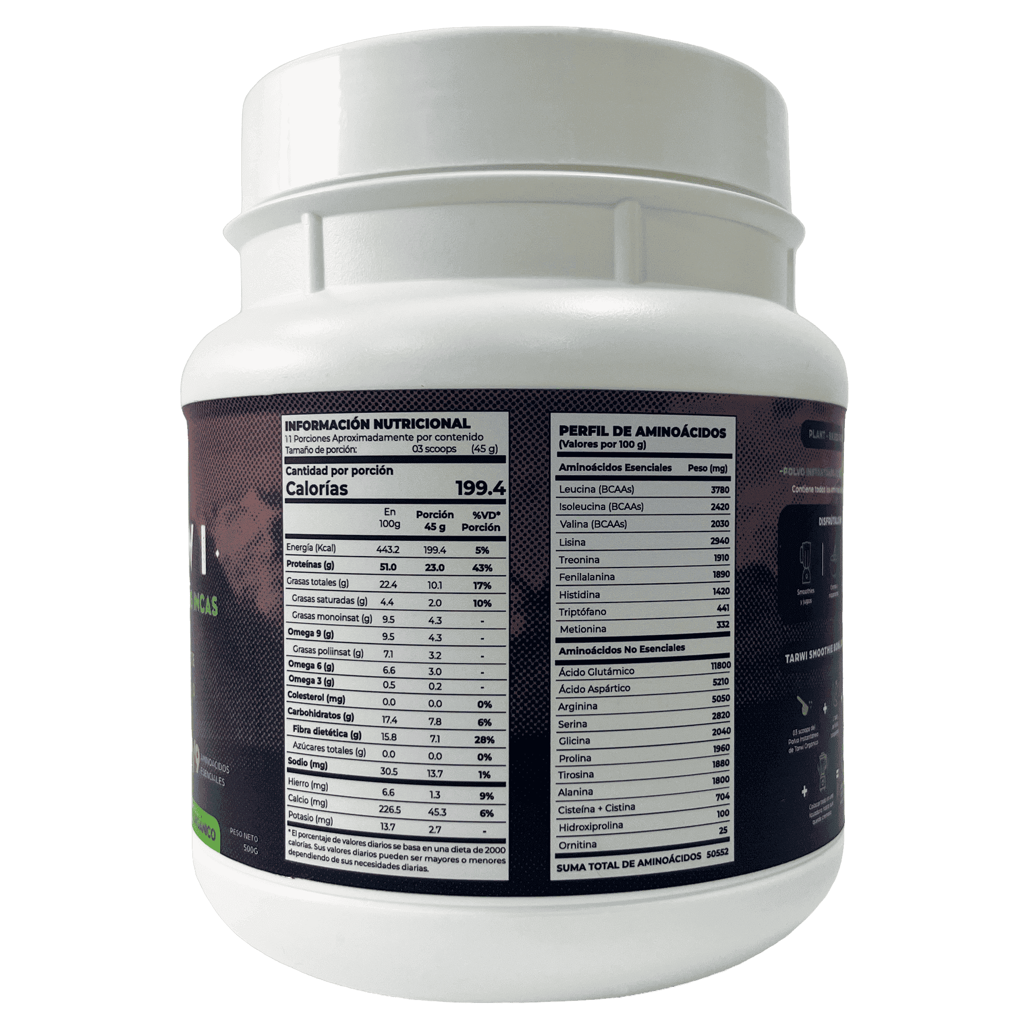 Tarwi en Polvo Instantáneo Orgánico x 500g