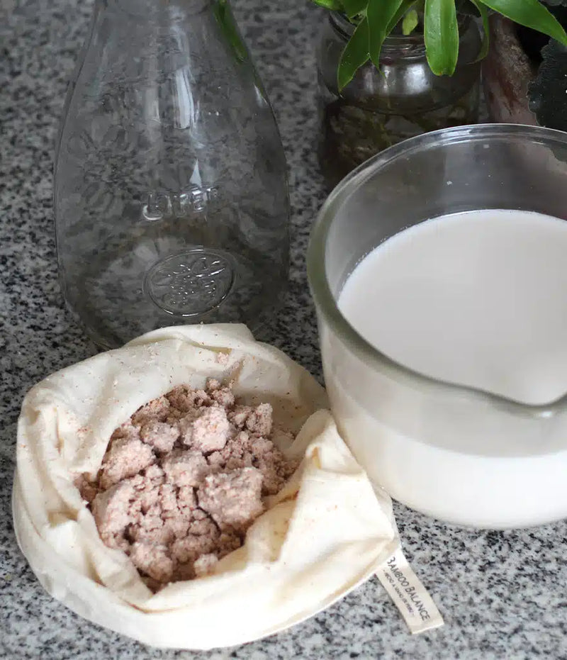 Bolsa de Algodón Orgánico para Filtrar Leche Vegetal