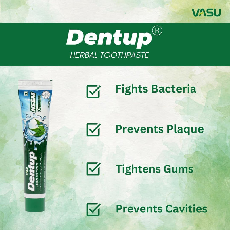 Pasta Dental Natural DentUp con Neem - Sin Flúor x 100g