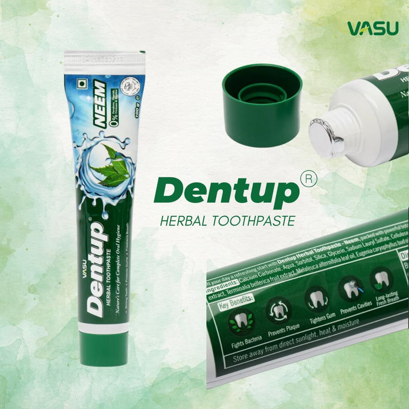 Pasta Dental Natural DentUp con Neem - Sin Flúor x 100g