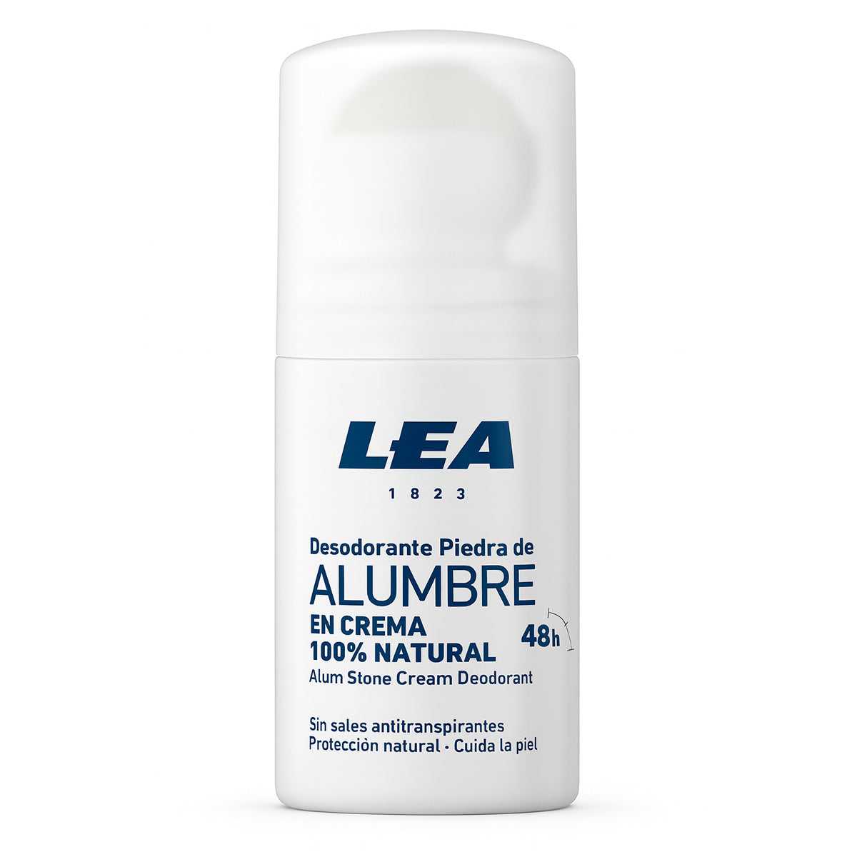 Desodorante Natural Roll On Piedra de Alumbre en Crema x 50ml | 48H Protección para Piel Sensible