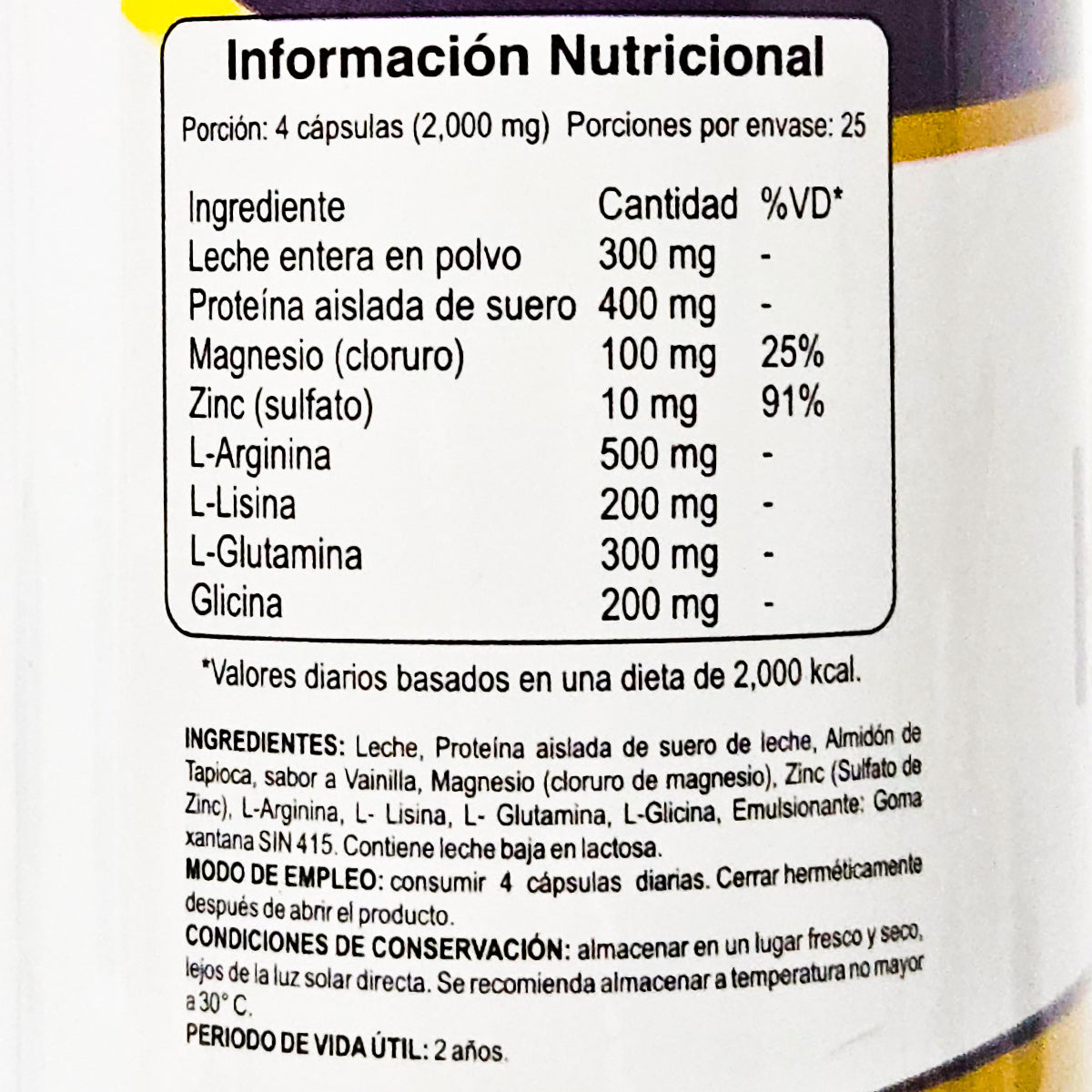 HGH Fórmula Avanzada con Aminoácidos + Magnesio y Zinc en cápsulas (100 x 500mg) | Alta Potencia para Energía, Desempeño y Recuperación