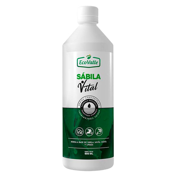 Extracto de Sábila (Aloe Vera) con Linaza, Muña y Menta x 600ml