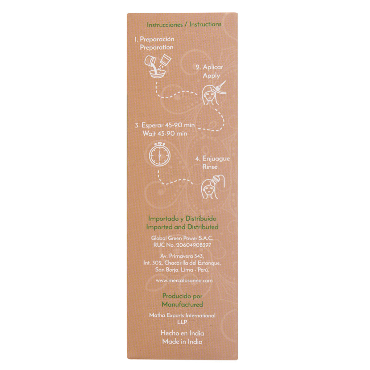 Tinte 100% Natural - Castaño Oscuro