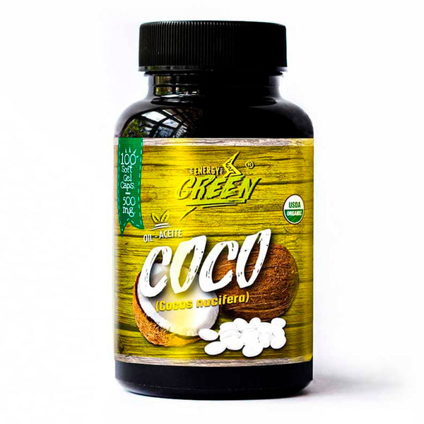 Aceite de Coco Orgánico en cápsulas (100 x 500mg)